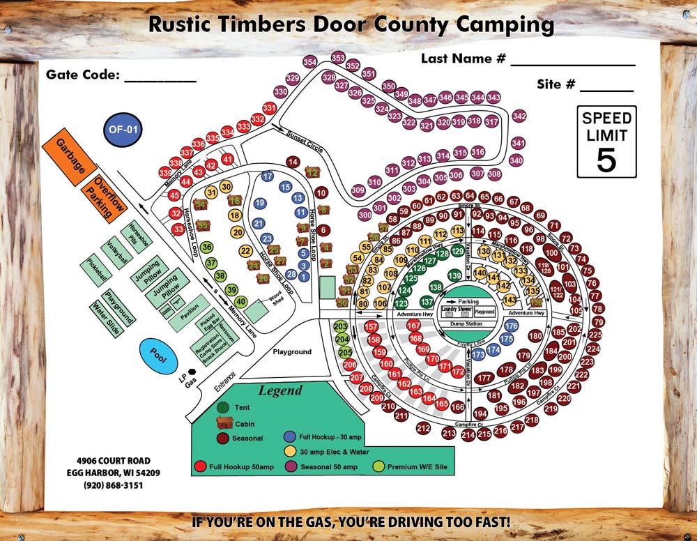 Campground map